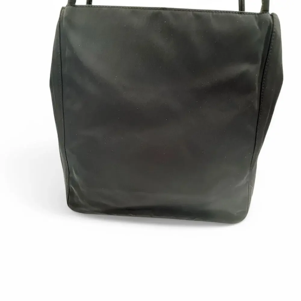 Authentic Prada Metropoli Shoulder Bag Black Nylon Italy Vintage. COA Included - Picture 5 of 7